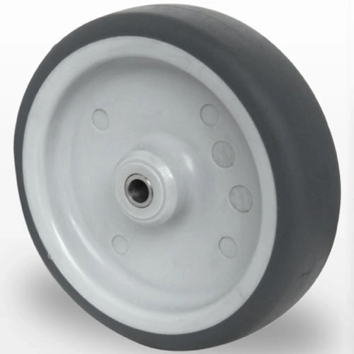 50 mm Apparat hjul , afsmitningsfri gummi, PP fælg, Løst 