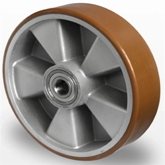 Industri hjul og transport hjul  med Polyurethan sværlast , aluminium fælg, Løst 